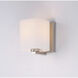 Wrap 1 Light 6 inch Satin Nickel Bath Vanity Wall Light