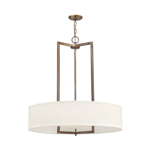 Hampton LED 30 inch Brushed Bronze Foyer Pendant Ceiling Light