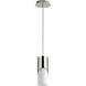 Ellipse 1 Light 3.75 inch Polished Nickel Pendant Ceiling Light