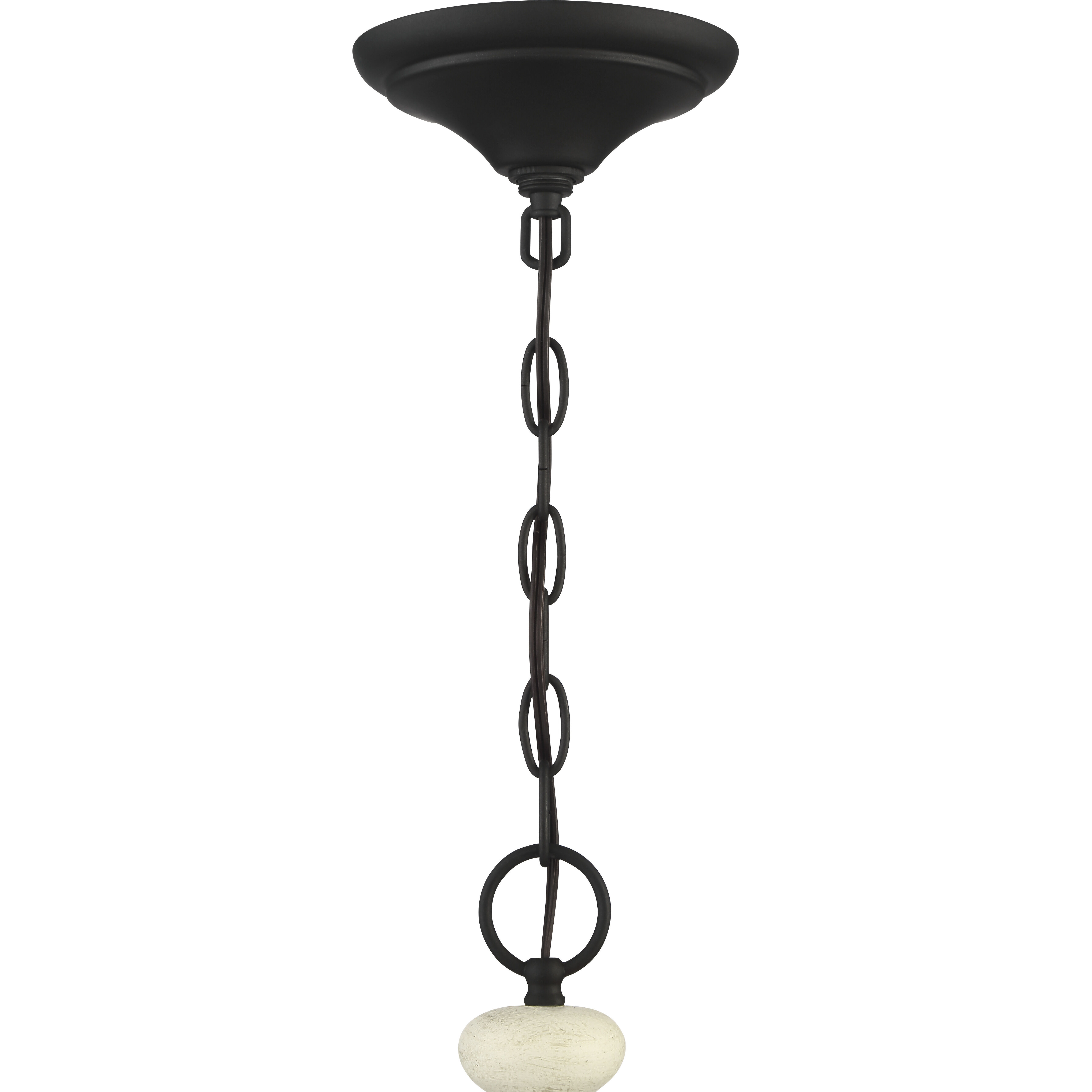 Meadow Place 6 Light 24 inch Cottage White/Espresso Chandelier Ceiling Light