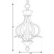 Trinity 2 Light 12 inch Brushed Nickel Foyer Pendant Ceiling Light