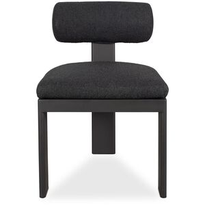Bolster Back Java Black Outdoor Dining Chair