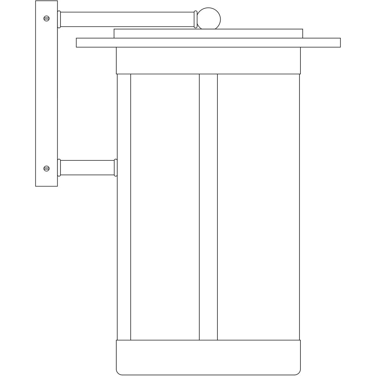 Santorini 1 Light 16 inch Verdigris Patina Outdoor Wall Mount in White Opalescent