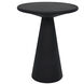 Idiom 19.5 X 15.5 inch Matte Black Side Table