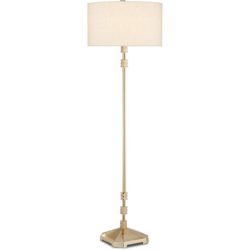Pilare 64 inch 150.00 watt Shiny Gold Floor Lamp Portable Light