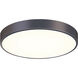 Pi LED 16 inch Black Bronze Surface Mount Ceiling Light