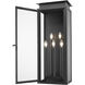 Nova 5 Light 32 inch Black Outdoor Wall Light