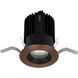 Volta LED Copper Bronze Recessed Lighting in Flood, 85, 3500K, Round