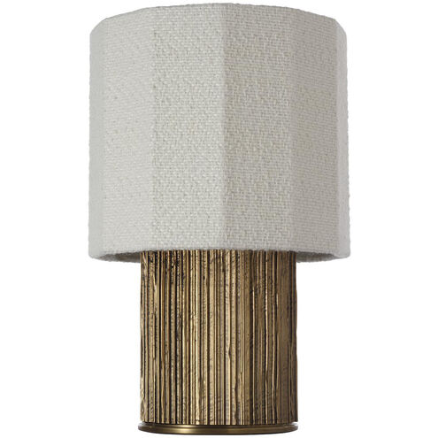 Anne-Marie Barton Fumar 17.5 inch 15.00 watt Ridged Tombac Table Lamp Portable Light