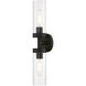 Ludlow 2 Light 4.25 inch Black Vanity Sconce Wall Light