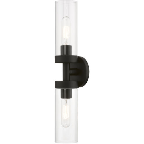 Ludlow 2 Light 4.25 inch Black Vanity Sconce Wall Light