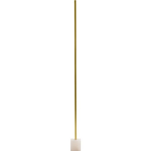 Midland 72 inch 13.00 watt Antique Brass Floor Lamp Portable Light