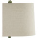 Cactus 27 inch 150 watt Antiqued Green Table Lamp Portable Light