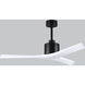 Atlas Mollywood 52 inch Matte Black with Matte White Blades Ceiling Fan, Atlas