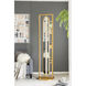 Full 78.7 X 18.1 inch Gold Mirror