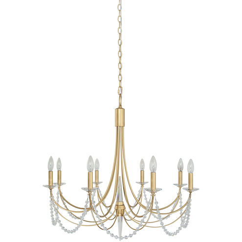 Brentwood 8 Light 32 inch Gold Chandelier Ceiling Light