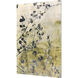 Boundless Wall Yellow and Black and Metallic Wall Sculpture