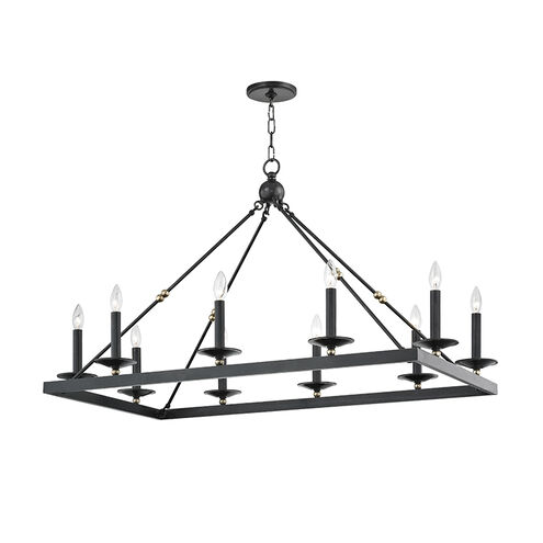 Allendale 10 Light 23.25 inch Aged Old Bronze Chandelier Ceiling Light