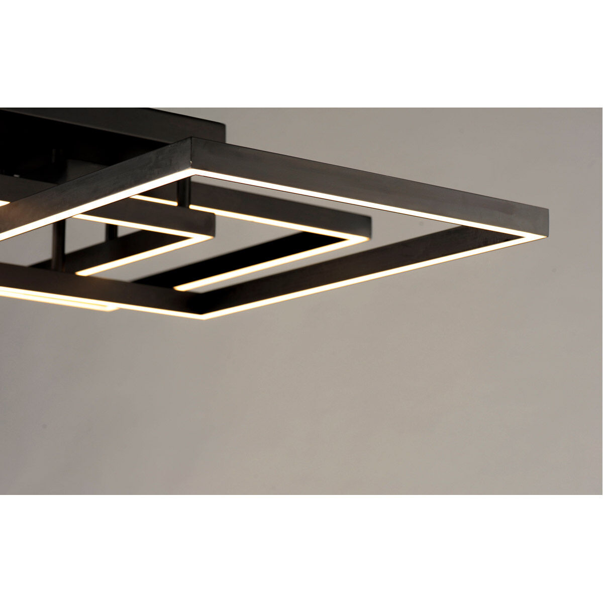 Traverse LED LED 48 inch Black Flush Mount Ceiling Light
