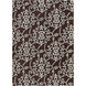 Cosmopolitan 132 X 96 inch Dark Brown, Medium Gray Rug