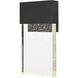 Ronin 1 Light 11 inch Black Outdoor Wall Sconce
