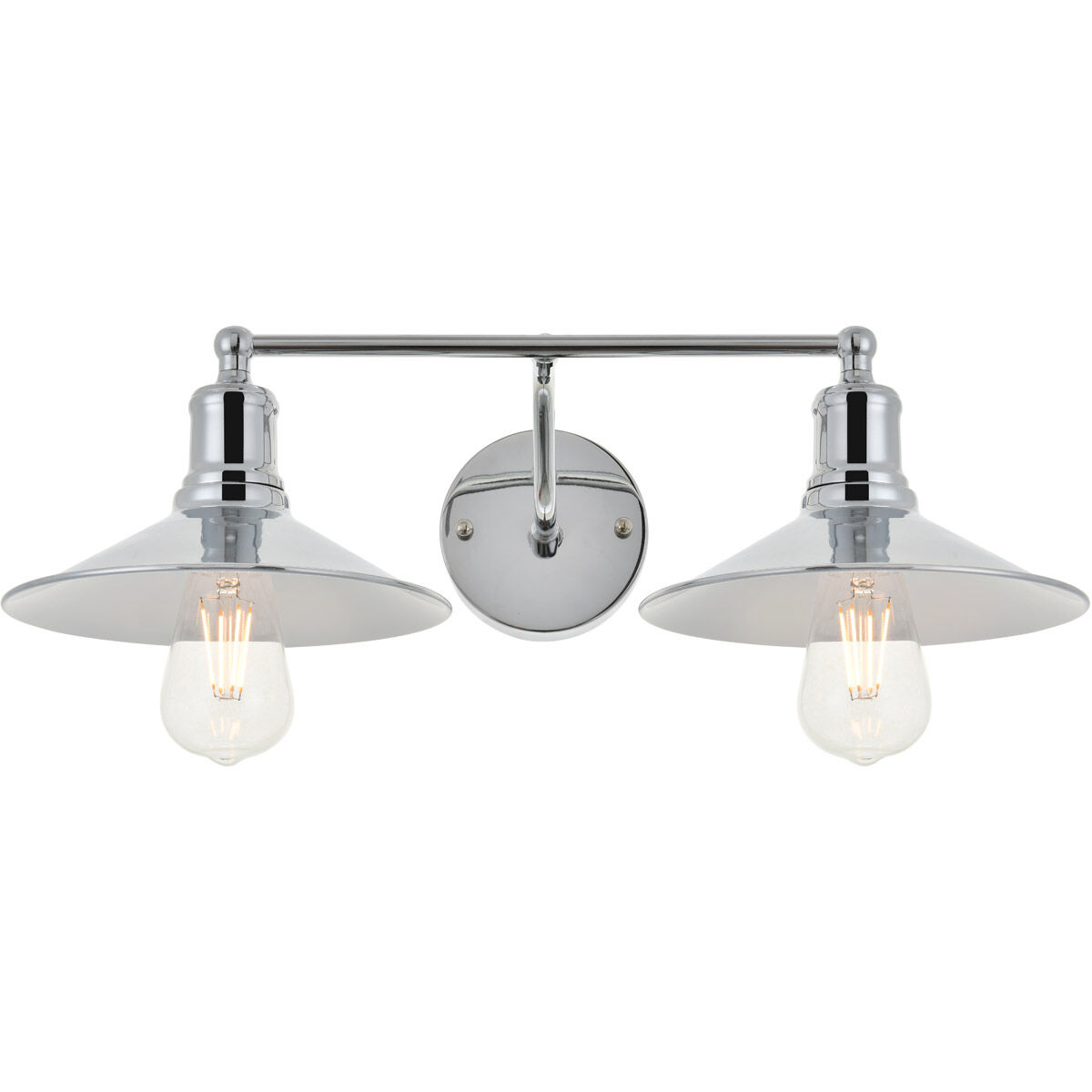 Etude 2 Light 21 inch Chrome Wall Sconce Wall Light