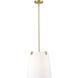 Weston 3 Light 13 inch Modern Gold Pendant Ceiling Light