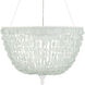 Thalassa 1 Light 29.5 inch Sugar White Pendant Ceiling Light