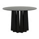 Column 44 X 44 inch Matte Black Dining Table