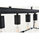 Resolute 4 Light 32 inch Black Pendant Ceiling Light