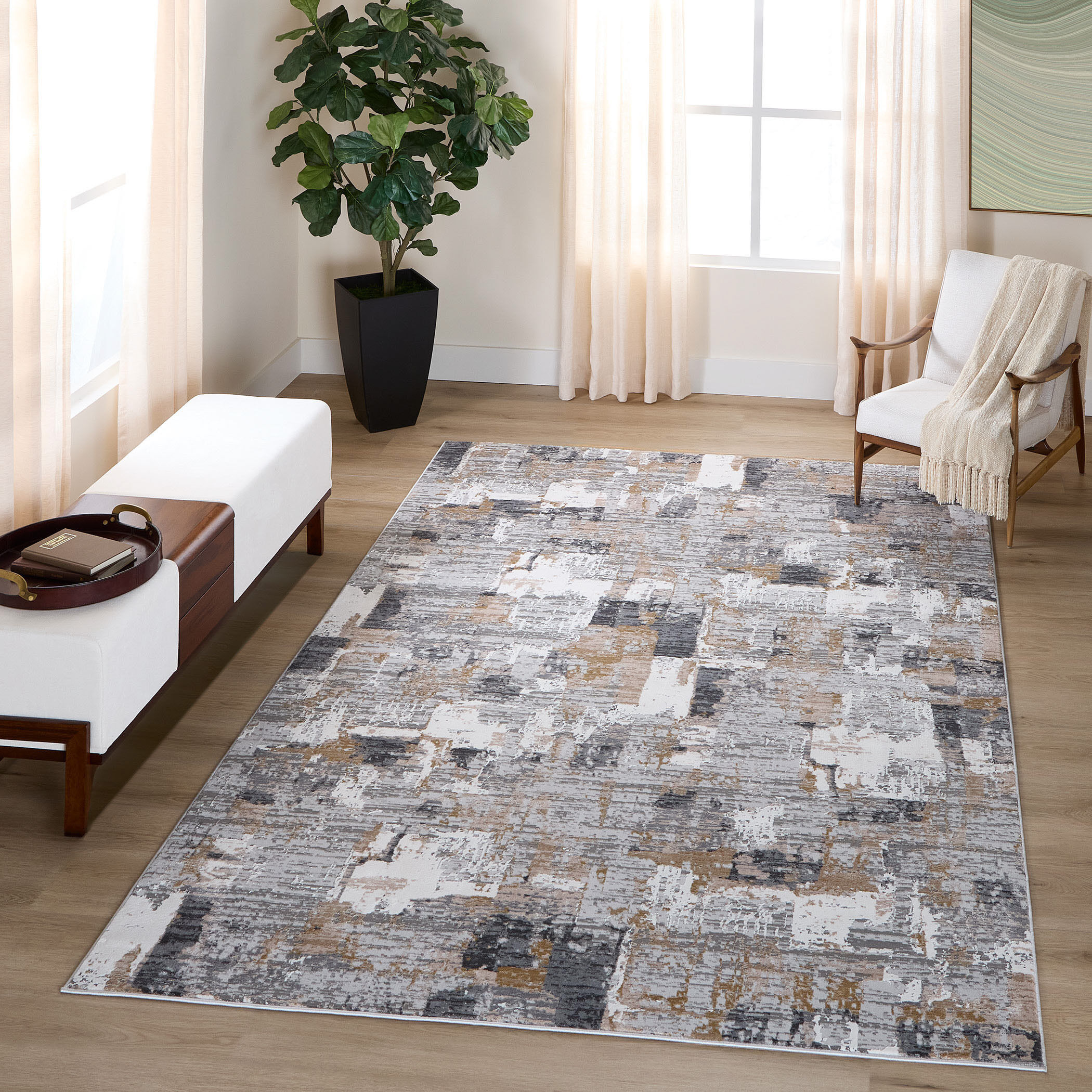 Dalia 158 X 118 inch Earth Tones Rug in 10 x 13