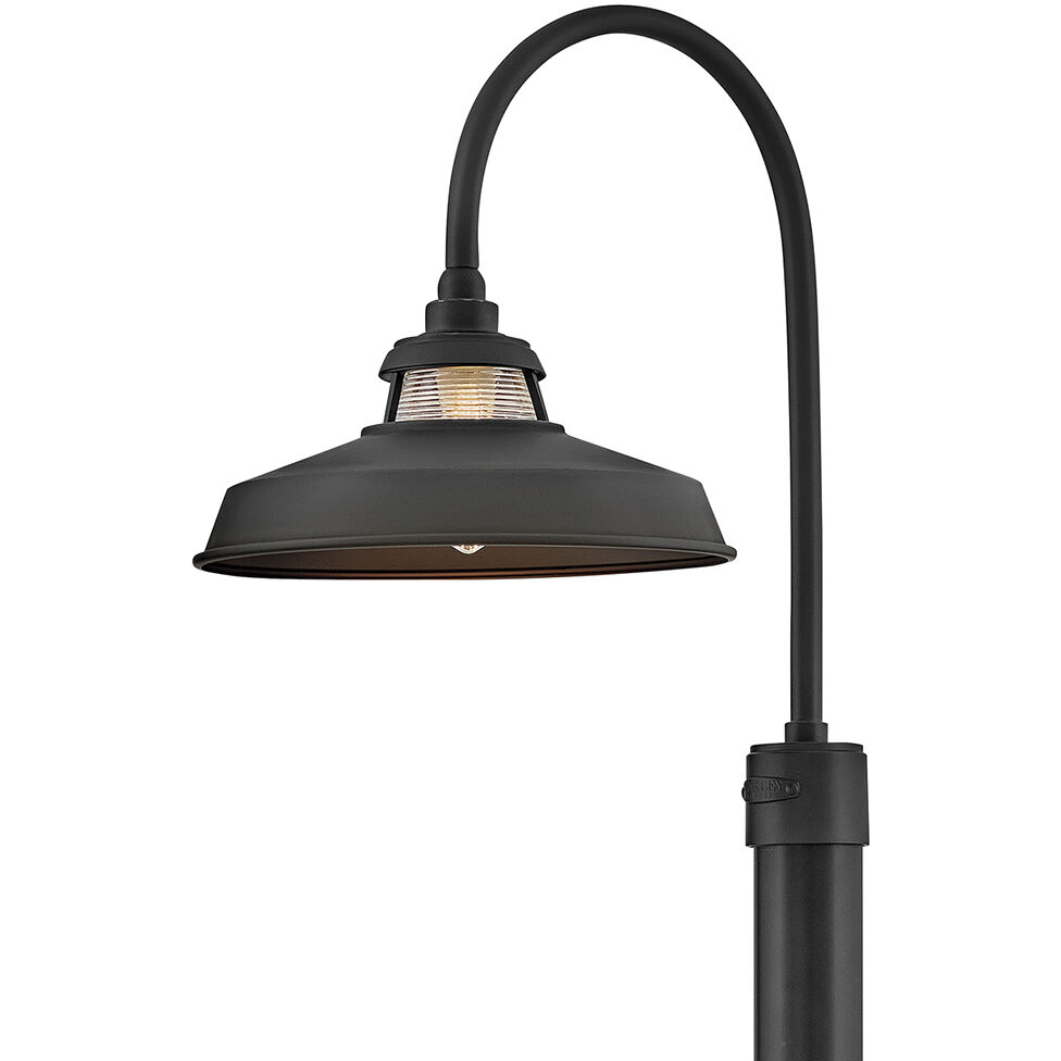 Troyer 1 Light 22.25 inch Black Outdoor Post Mount