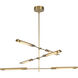 Astrid Multi Pendant Ceiling Light in Vintage Brass