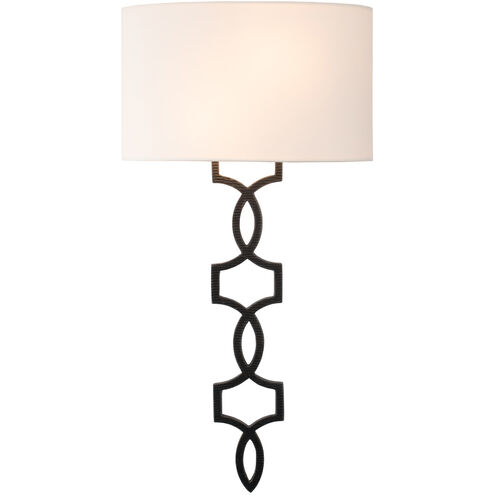 Chateau 2 Light 12 inch Heirloom Bronze Bath Wall Sconce Wall Light in Hierloom Bronze