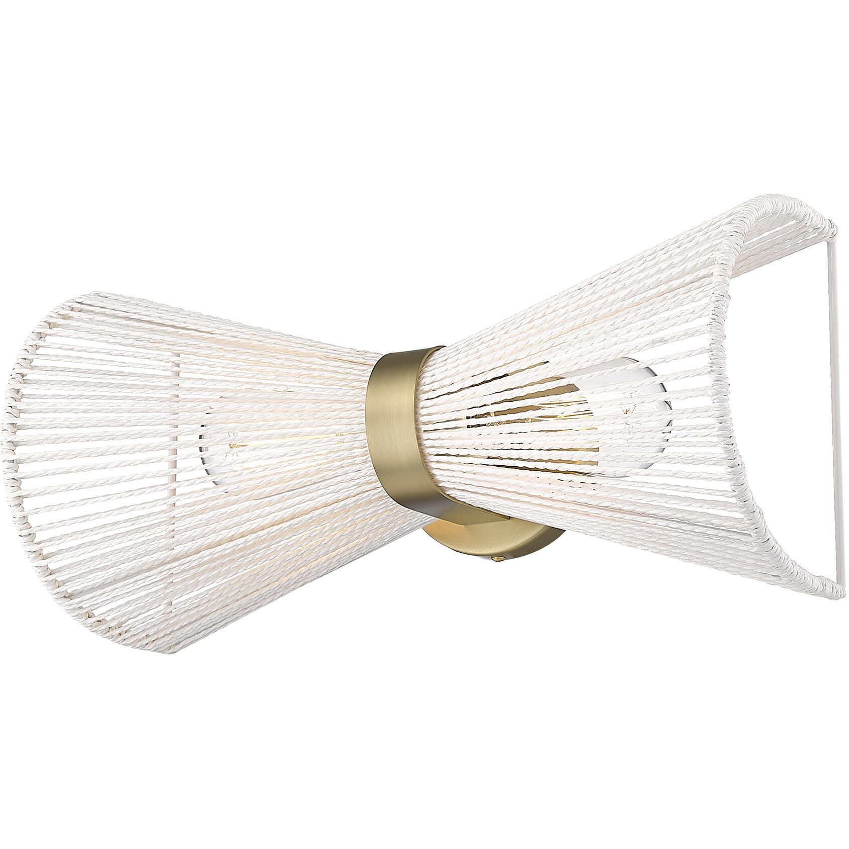 Avon 2 Light 8.13 inch Brushed Champagne Brass Wall Sconce Wall Light