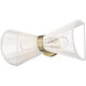 Avon 2 Light 8.13 inch Brushed Champagne Brass Wall Sconce Wall Light