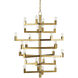 Andre 28 Light 32.5 inch Brass Chandelier Ceiling Light