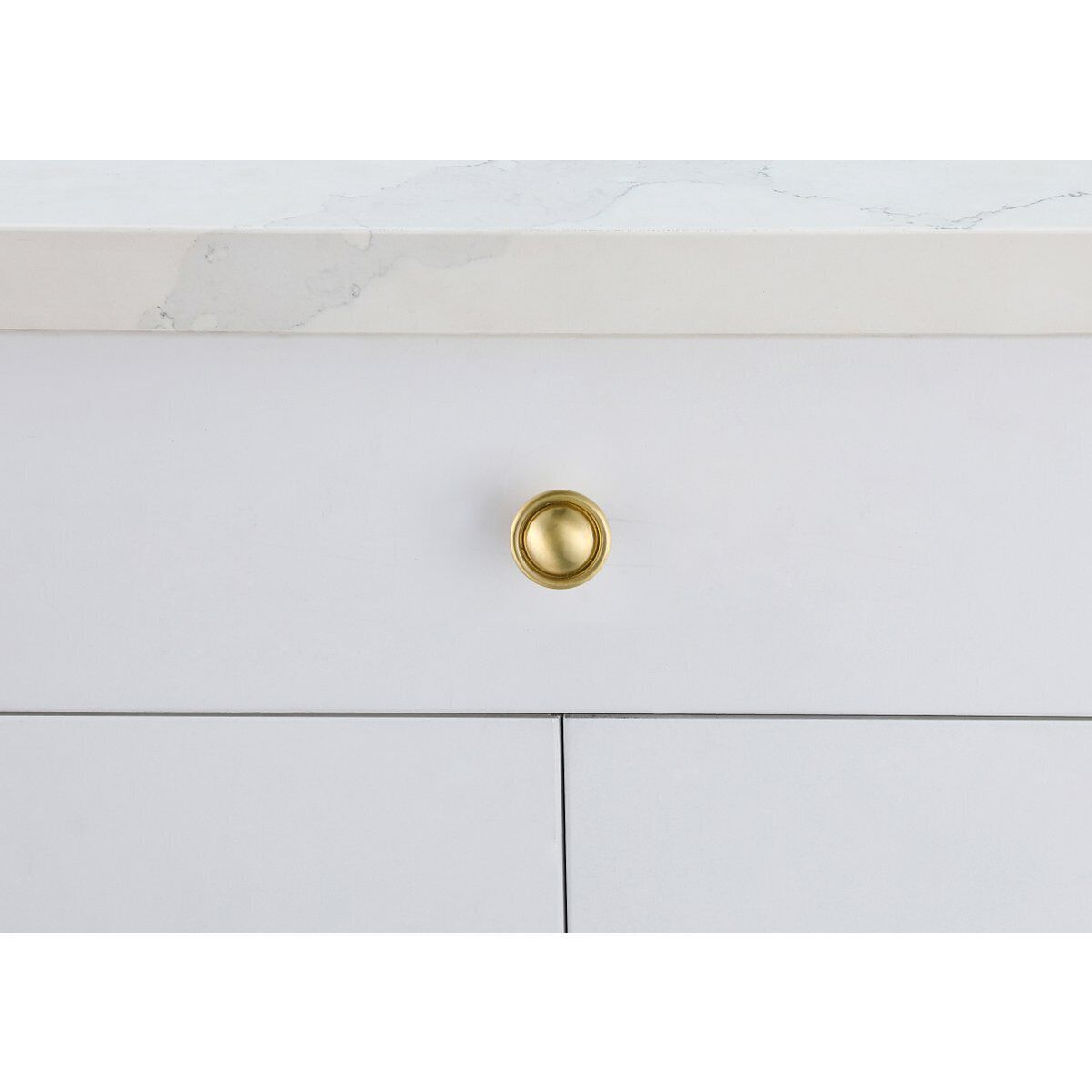 Kadea Brushed Gold Hardware Cabinet Knob, Set of 10