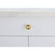 Kadea Brushed Gold Hardware Cabinet Knob, Set of 10