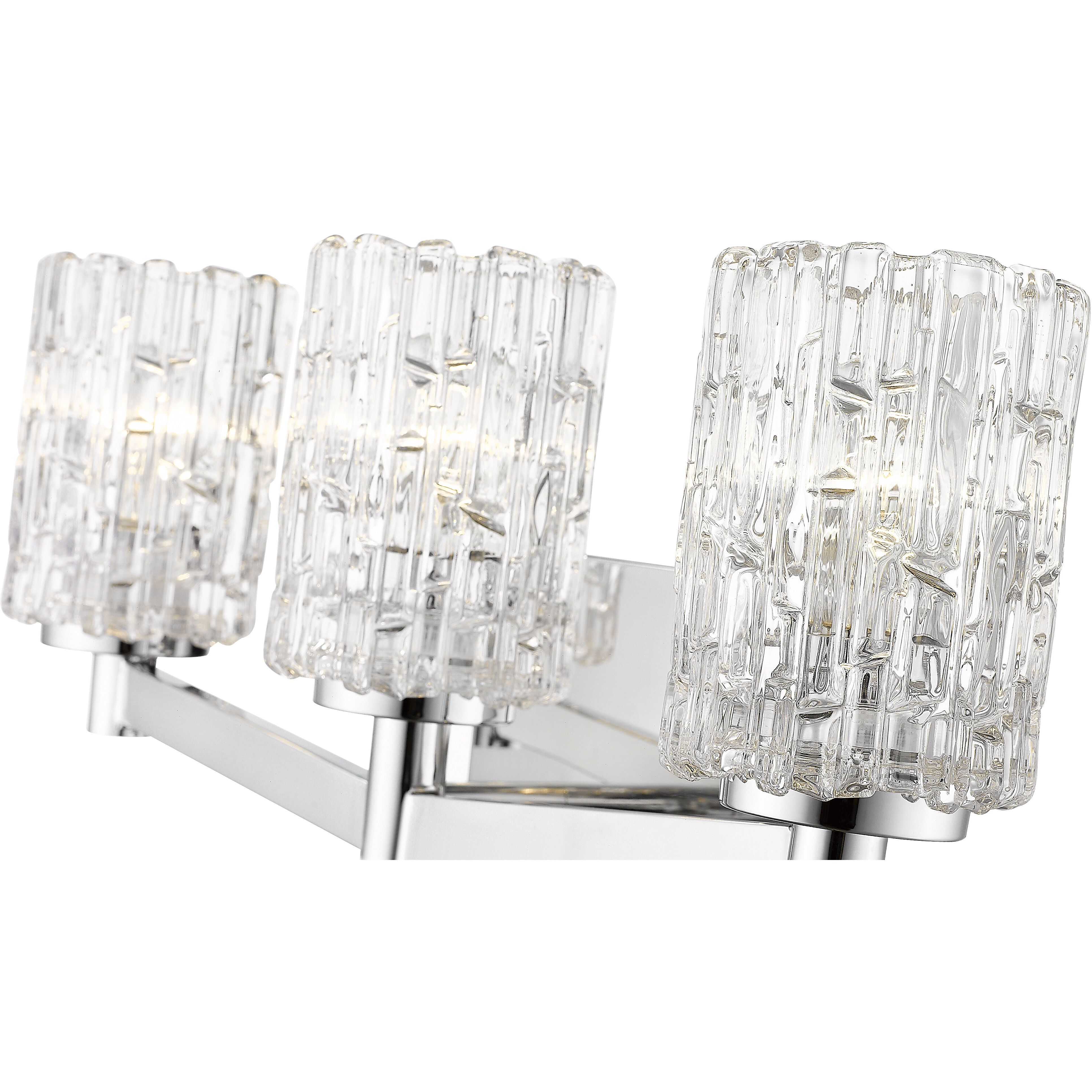 Aubrey 3 Light 22.5 inch Chrome Vanity Wall Light