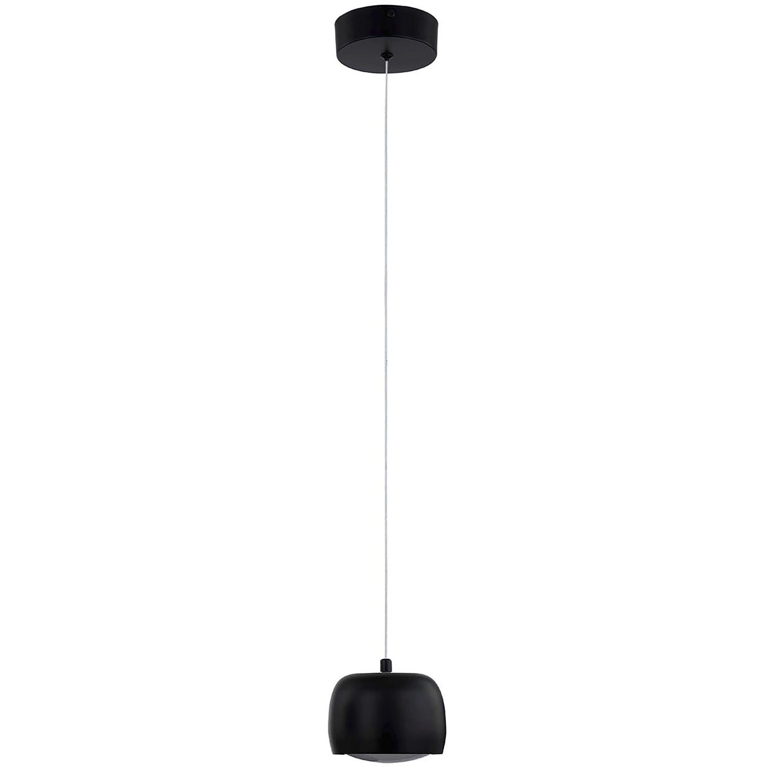 Frascati 1 Light 4.5 inch Matte Black Pendant Ceiling Light