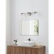 Bedminster 3 Light 24 inch Brushed Nickel Vanity Light Wall Light
