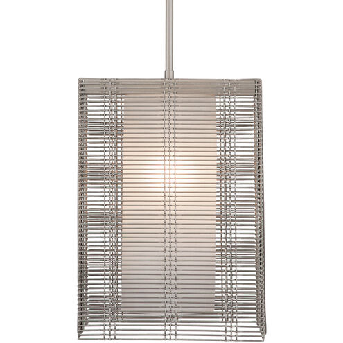 Downtown Mesh LED 11.6 inch Novel Brass Pendant Ceiling Light in Frosted, 2700K LED, Oversized