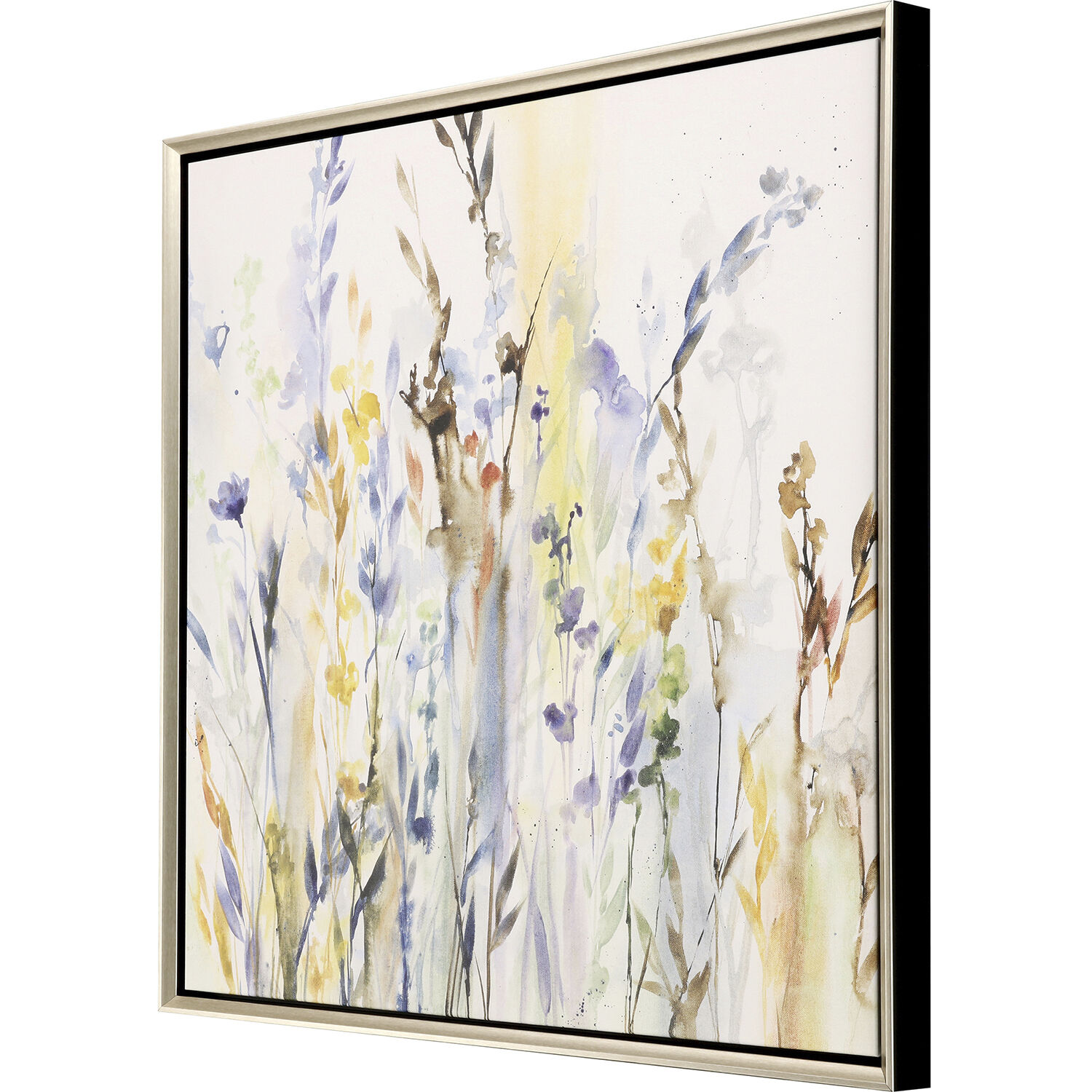 Window Art Blue and Green and Multi and Yellow Canvas