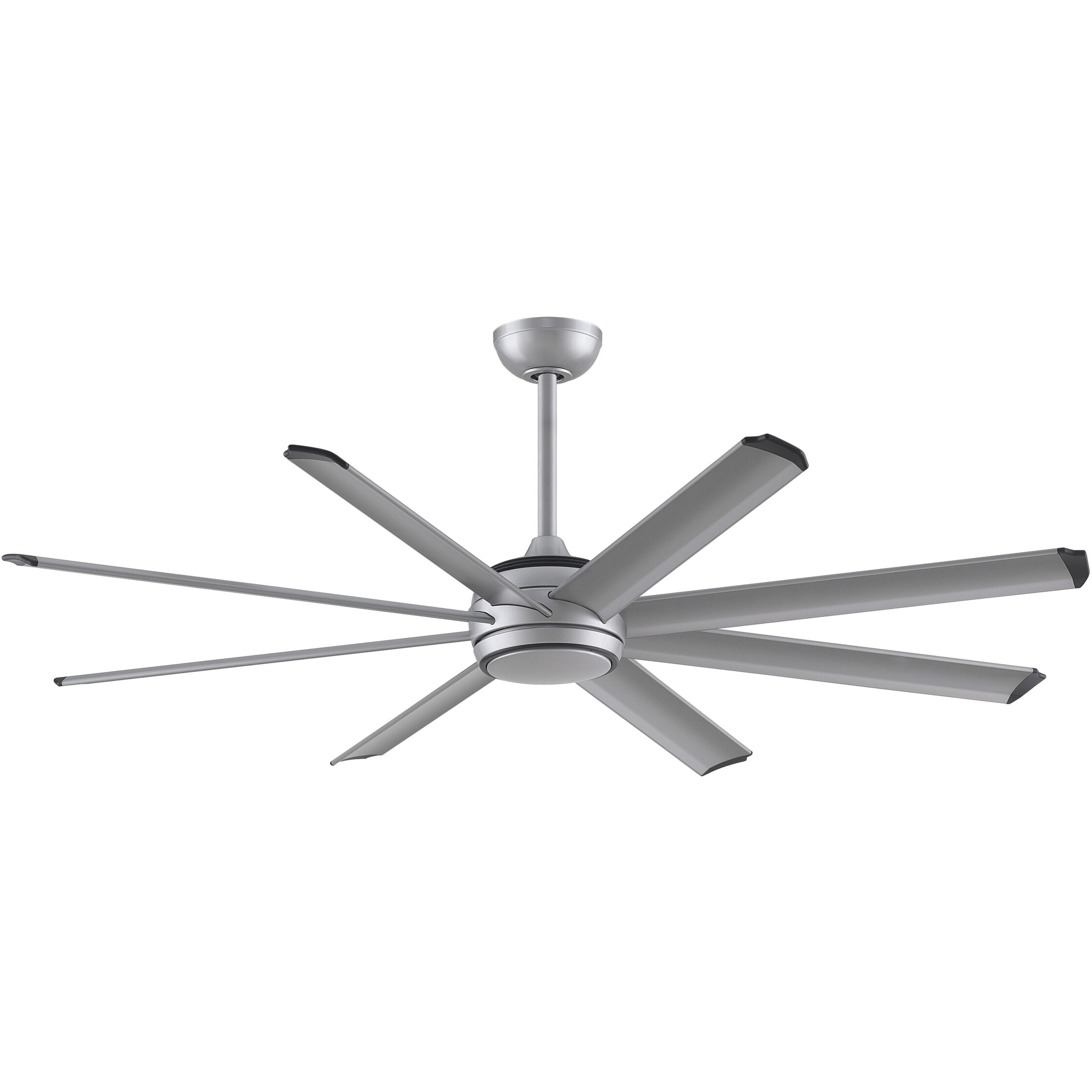 Stellar Custom 9.21 inch Silver Fan Motor Only, Blades Sold Separately