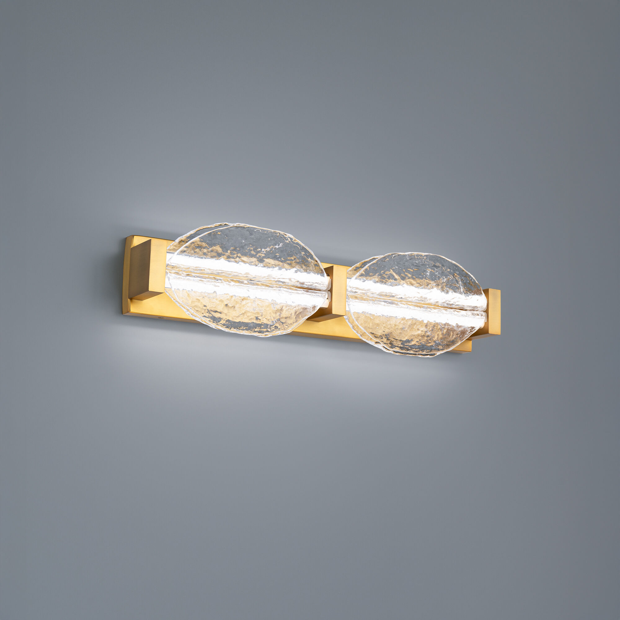 Deco Indoor Wall Lighting in 2700K, Aged Brass
