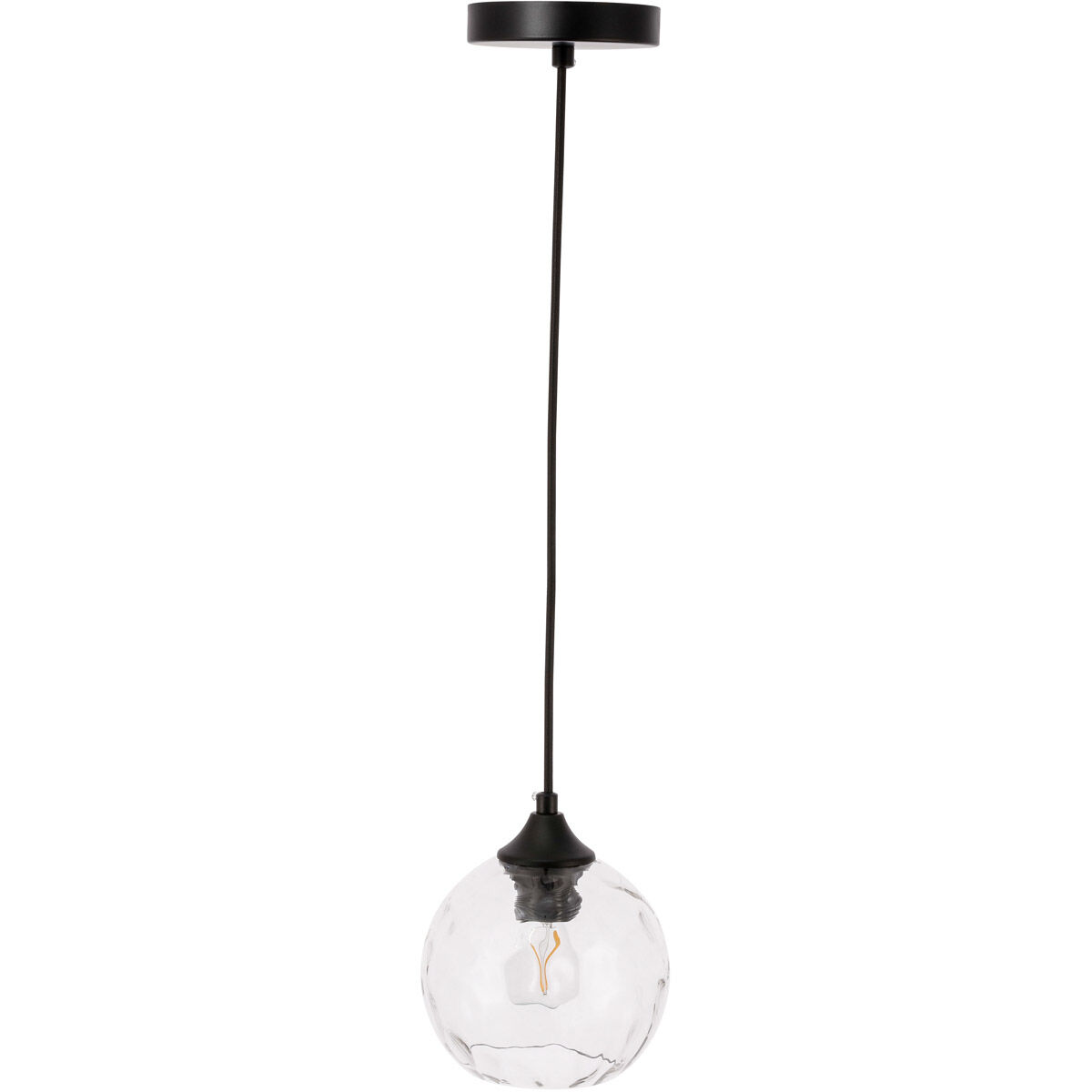 Cashel 1 Light 6 inch Black Pendant Ceiling Light