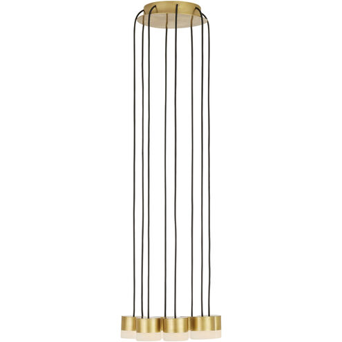 Sean Lavin Gable 8 Light 10.4 inch Hand Rubbed Antique Brass Chandelier Ceiling Light