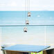 Artisan Collection/VENEZIA Series 7.5 inch Polished Chrome Pendant Ceiling Light