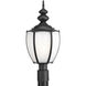 Roman Coach 1 Light 23 inch Black Outdoor Post Lantern
